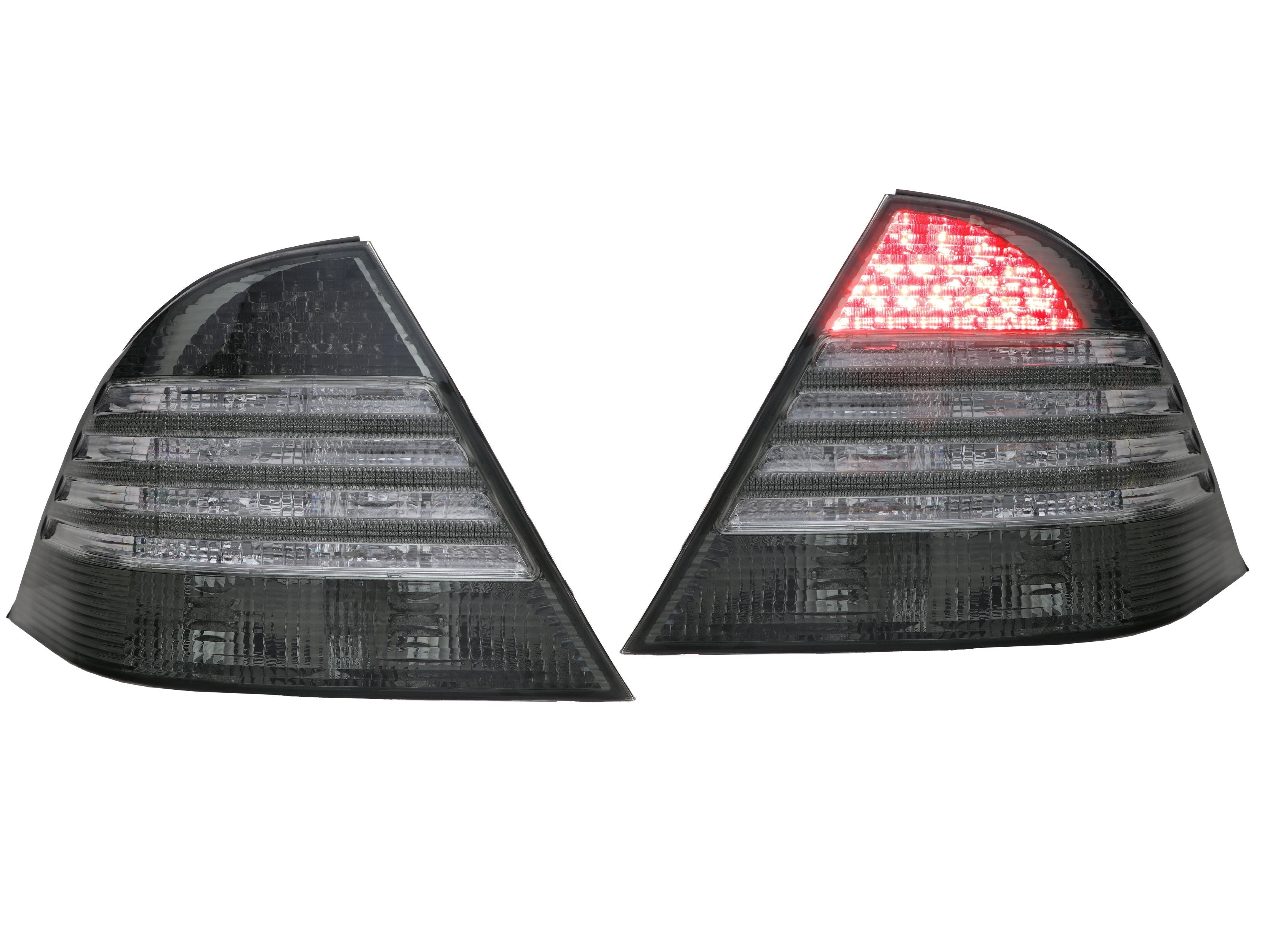 2000-2006 Mercedes S Class W220 Red / Clear or Smoke Lens LED Tail Light