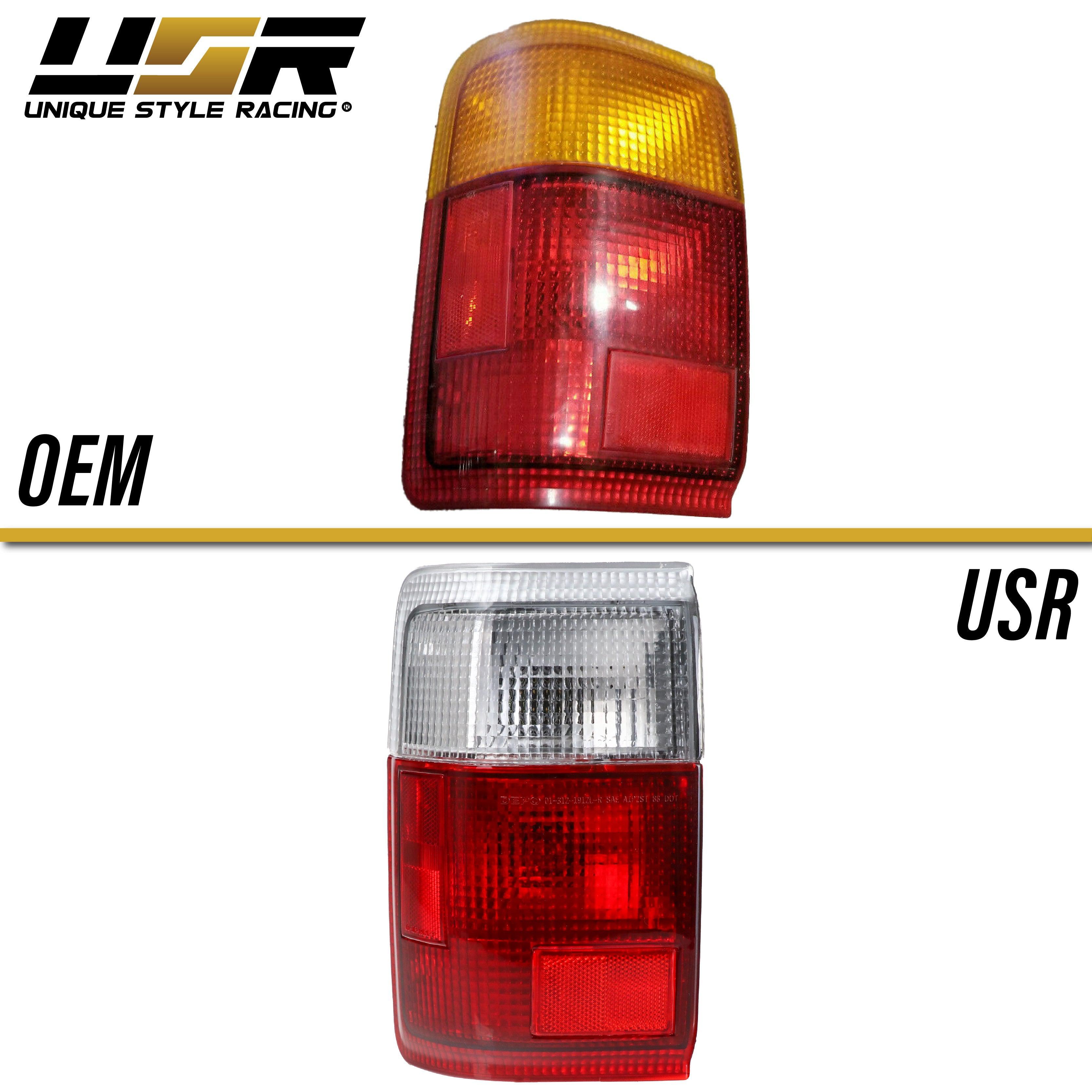 1990-1995 Toyota 4Runner Red/Clear Rear Tail Light