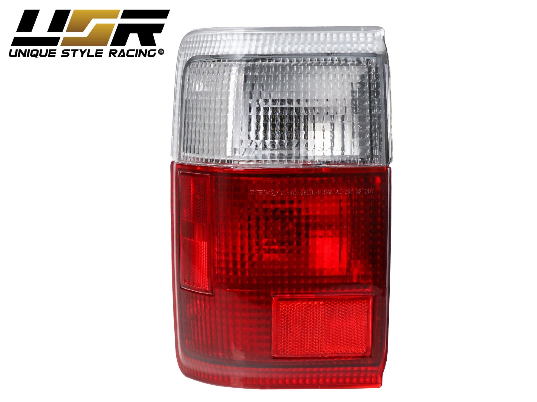 1990-1995 Toyota 4Runner Red/Clear Rear Tail Light