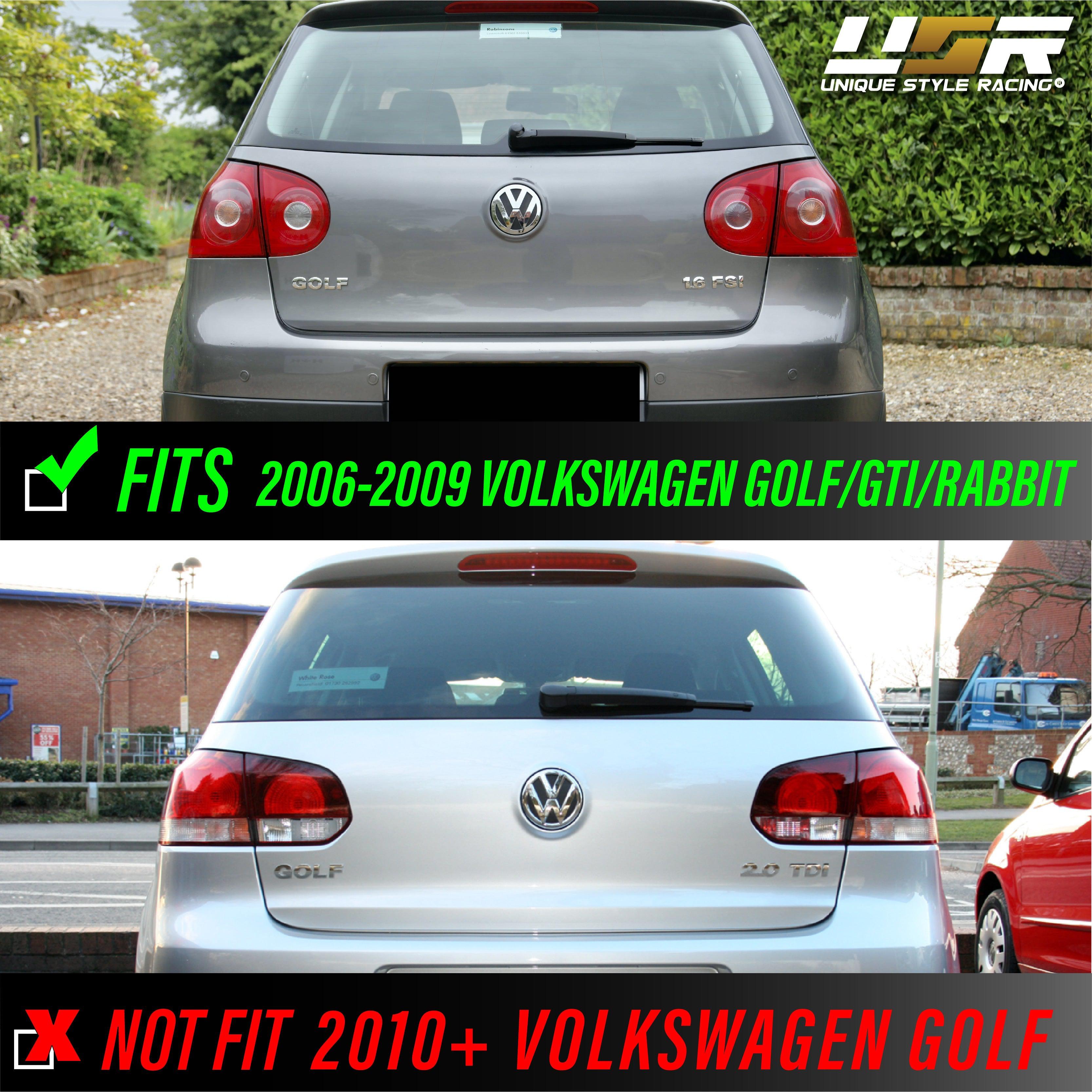 2006-2009 VW Golf 5 GTi R32 Rabbit Mk.5 V All Smoke 4 Pieces Rear
